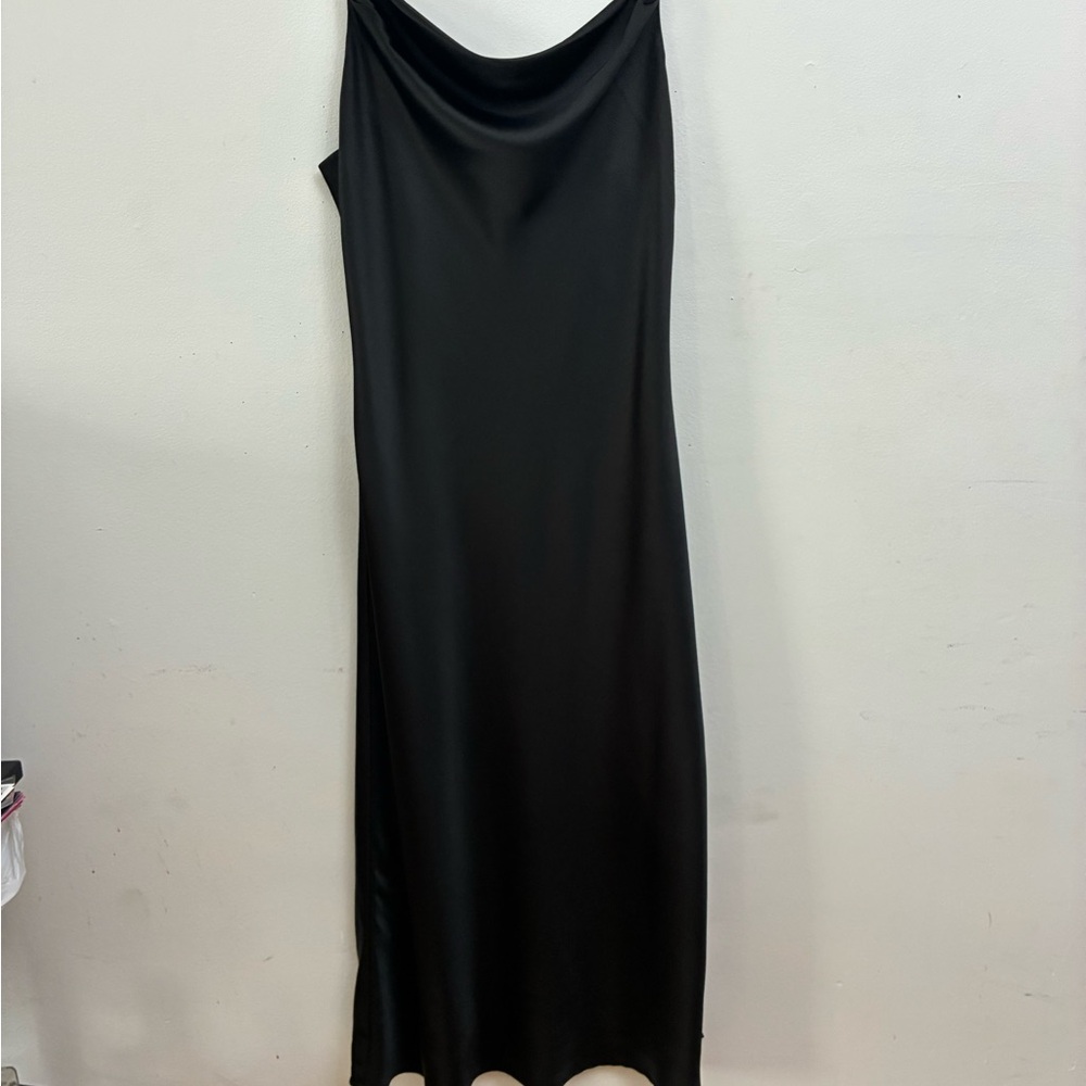 Sleek Black Maxi Dress